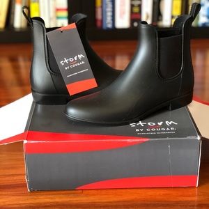Rain boots Celeste black